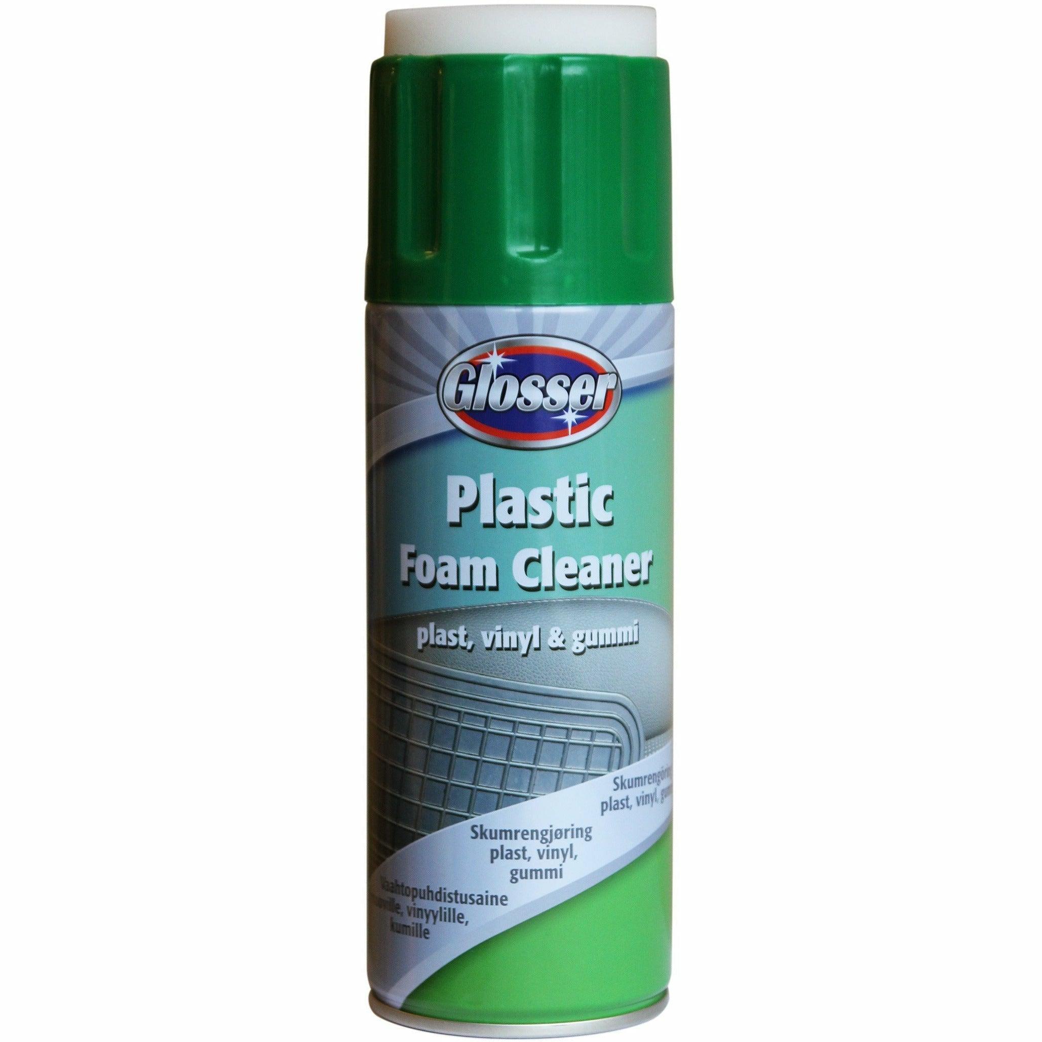 Glosser Plastic Foam Cleaner