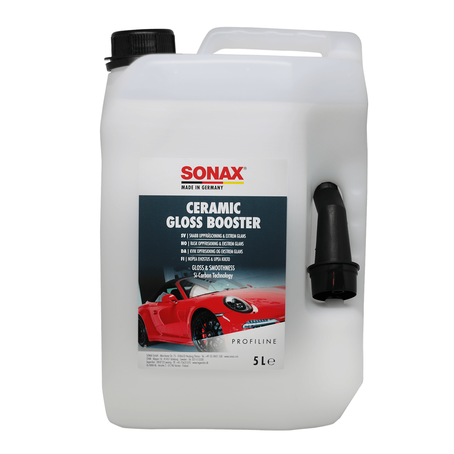 Se SONAX Ceramic Gloss Booster 5L hos XpertCleaning.dk