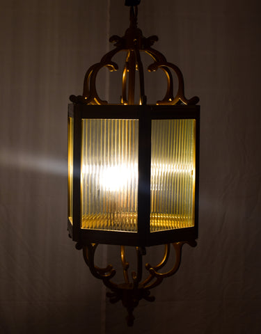 Front View of Vintage European Accent Gothic Pendant Lights