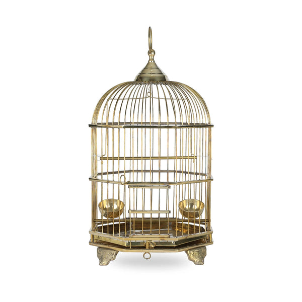 Antiques Atlas - Brass Bird Cage - Late C19 as430a083
