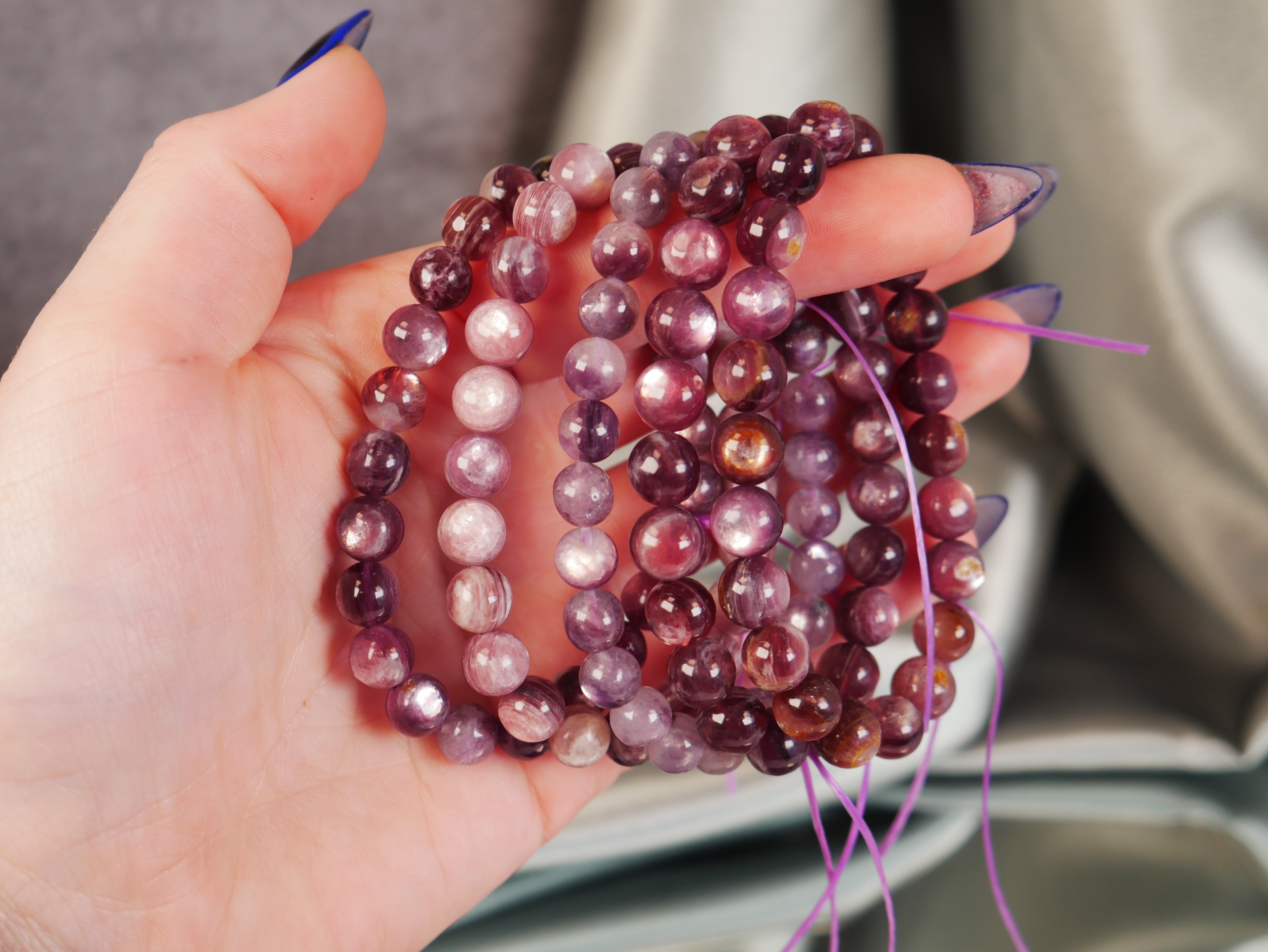 Gem Lepidolite Bracelet