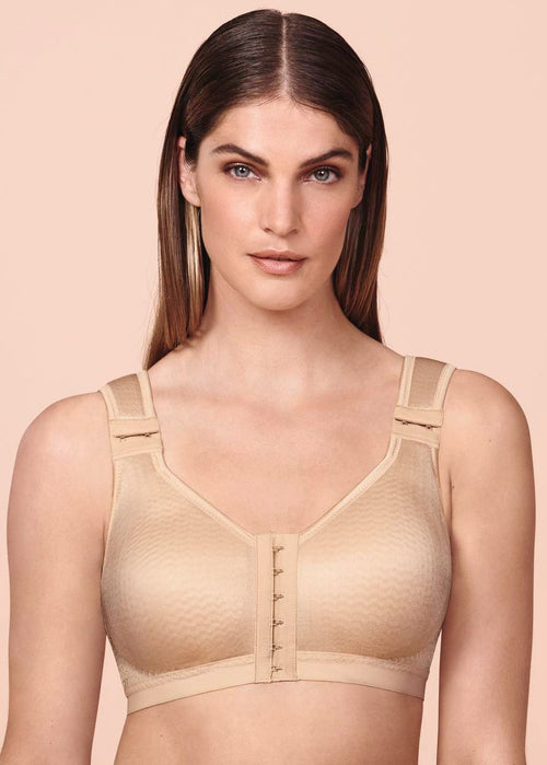 Lace Joint Front Closure Wide Strap Bra