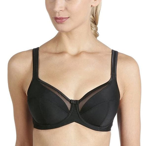 Anita Comfort Womens Havanna Wirefree Support Bra, 36H, Black 