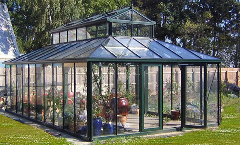 Exaco Janssens Cathedral Victorian Greenhouse with Large Cupola