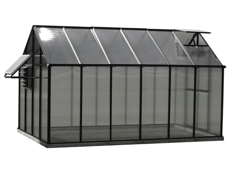 Mont Greenhouse 8x12 in Black Finish: Mojave Greenhouse Edition