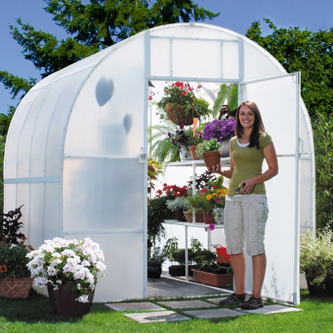 Solexx Gardener's Oasis Greenhouse Deluxe 8'W x 24'L x 8'H