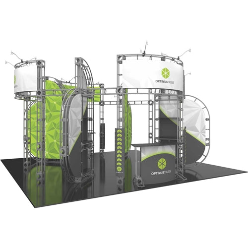 20ft x 20ft Island Optimus Orbital Express Truss Display