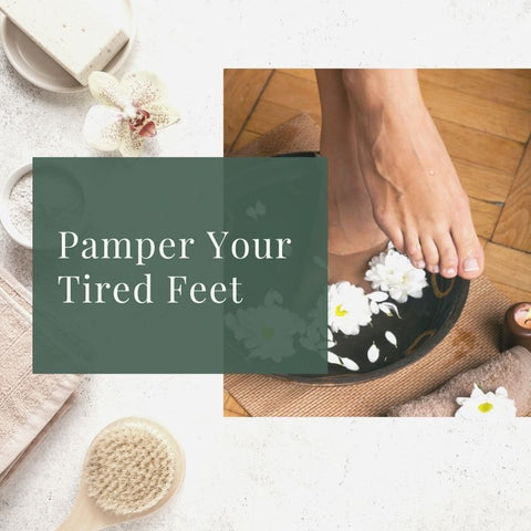 Pamper Your Tired Feet with Essential Oils - DIY Holiday Spa Experience