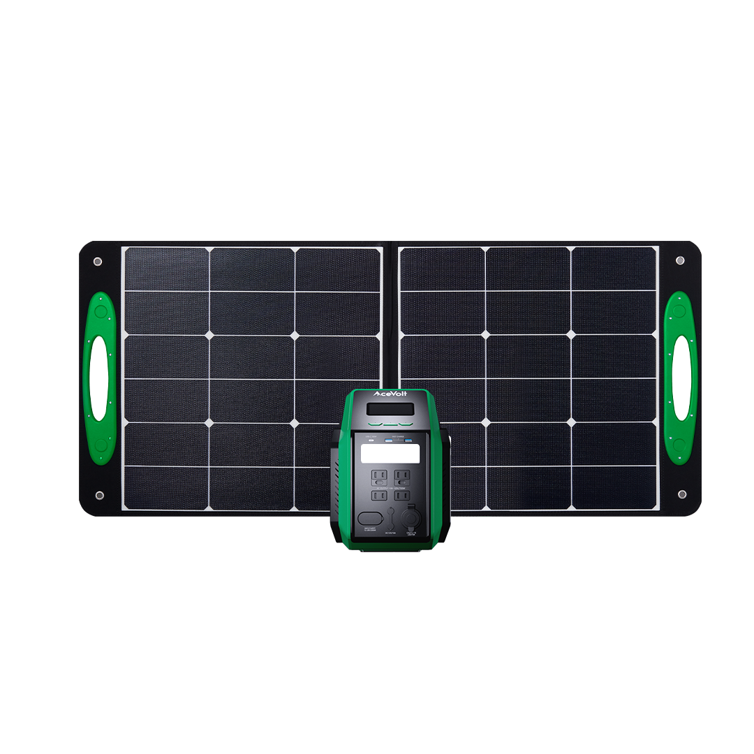 best battery generator acevolt solar powered station