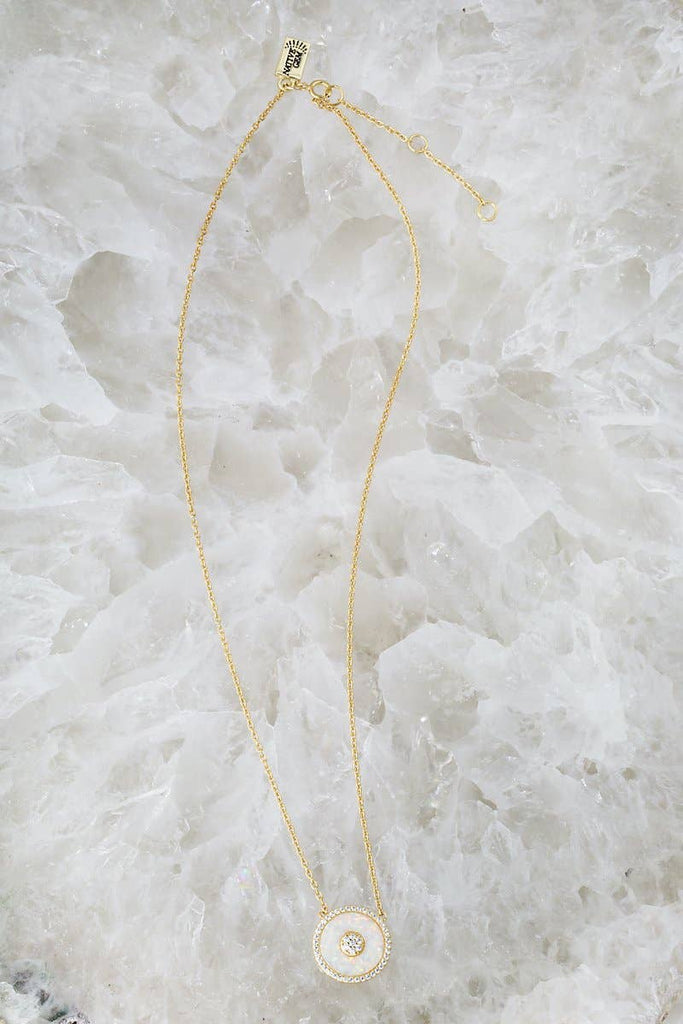 SIGNAL necklace in White Opal