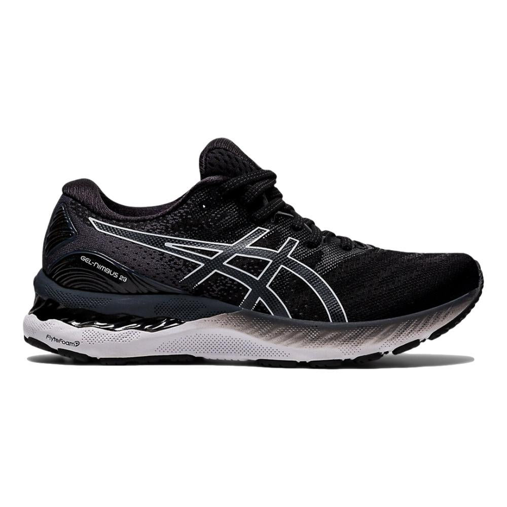 Asics Gel-Nimbus 23, Black/White, 7.5