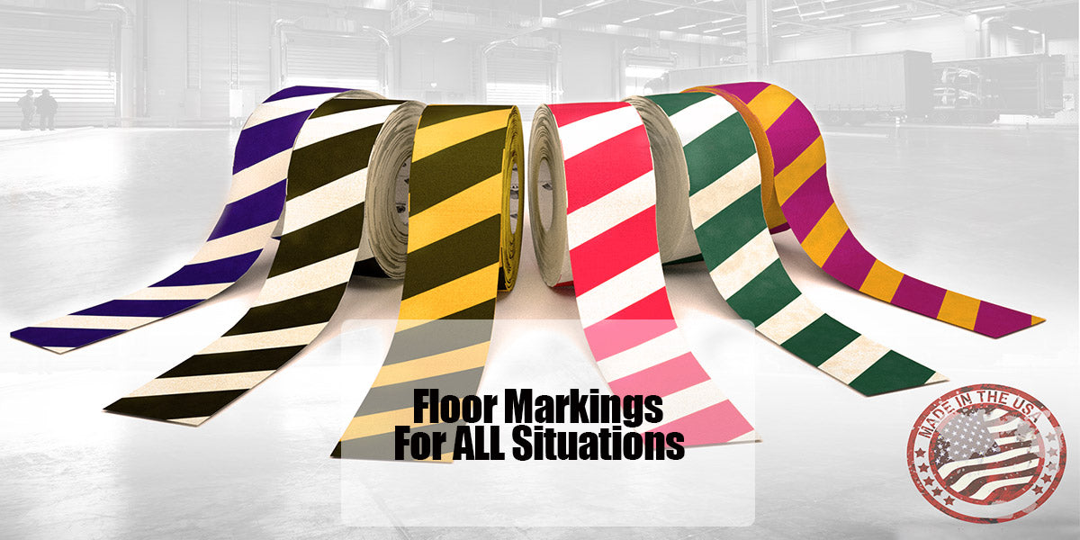 Industrial Floor Tape - Mighty Line 5s floor marking tapes & signs