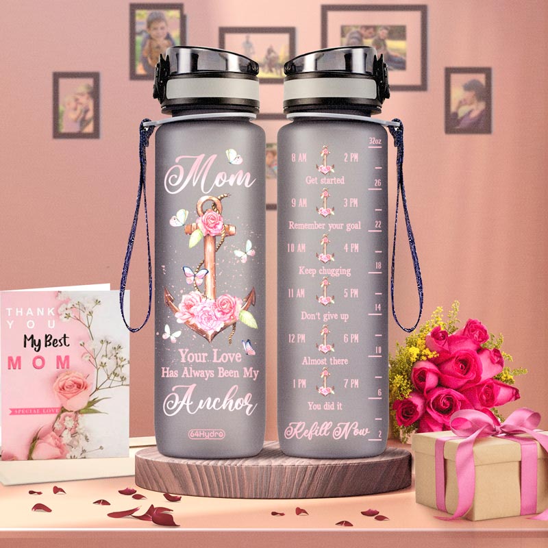 Happy Mother's Day From Your Favorite Child - 17 oz Water Bottle Engraved  Unique Funny Birthday Gift Graduation Gifts for Women Mothers Day Mom Wife Mama  Mummy Mother (17oz Water, Black) 