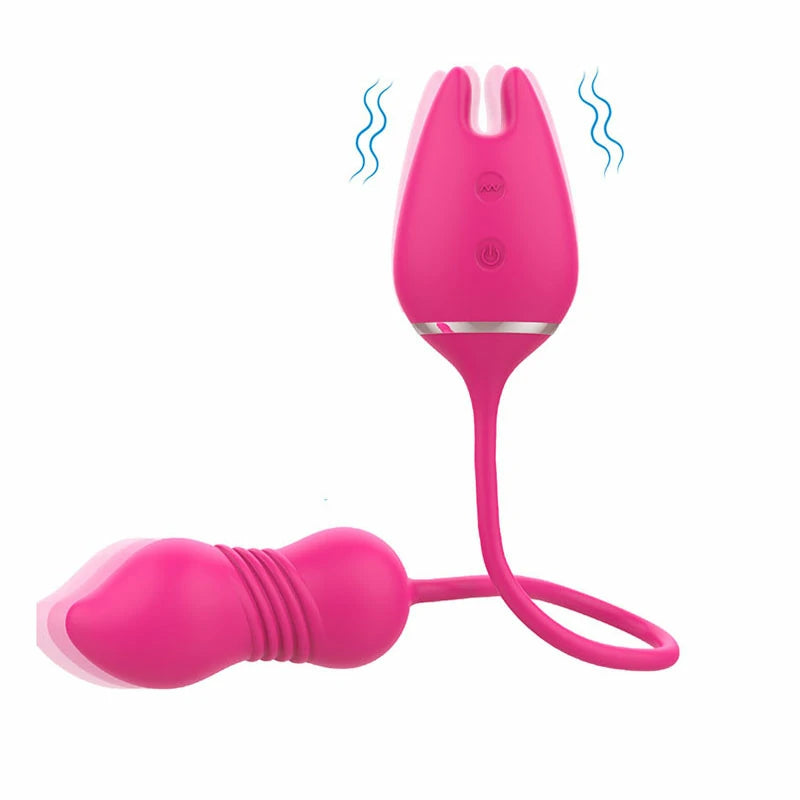 C-Spot & G-Spot Dual Stimulator with Vibration & Pulsation