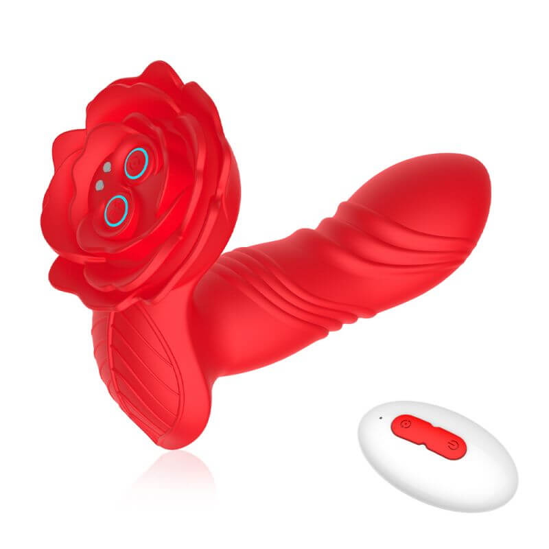 Wireless Wearable Remote Rose Vibrator