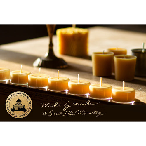 10 Tealights - 100% Pure Beeswax