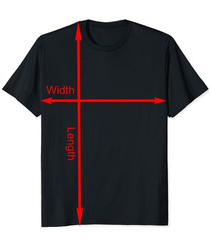 Shirt width and length