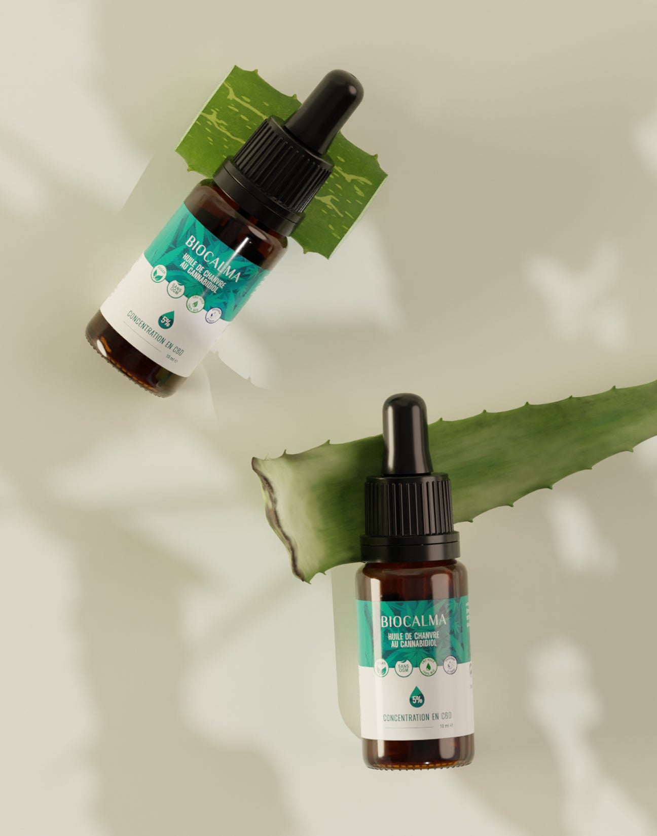 Huile de CBD Bio de haute qualité - 15%, 5%