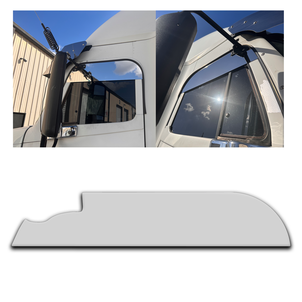 Freightliner Century Columbia Window Chops 8 Inch Set