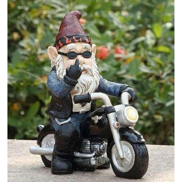 Download Biker Funny Garden Gnome Gnome For You