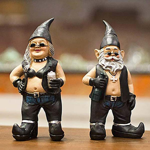 Download Biker Couple Funny Garden Gnomes Gnome For You