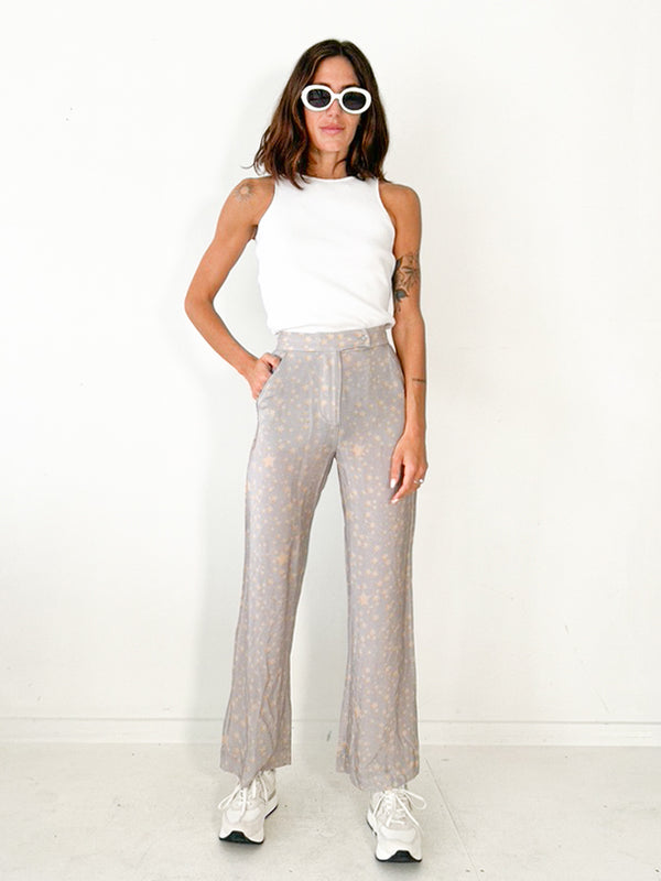 ZIMMERMANN Floral-print linen kick-flare pants