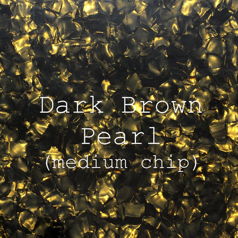 Dark Brown Pearl (med chip)