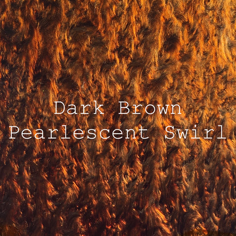 Dark Brown Pearlescent Swirl