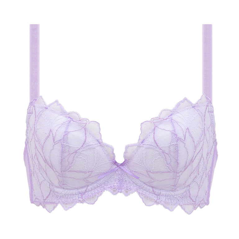 Invisibles Line Extension Push Up Plunge Bra, Lilac Marble