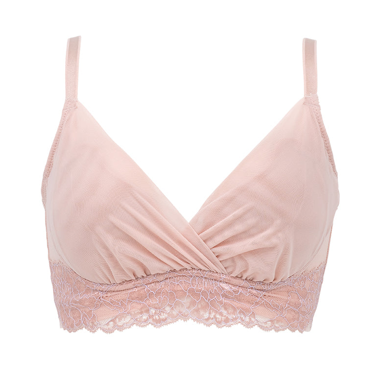 Бюстгальтер Loungin Wireless Push Up Bra Coral Cream від