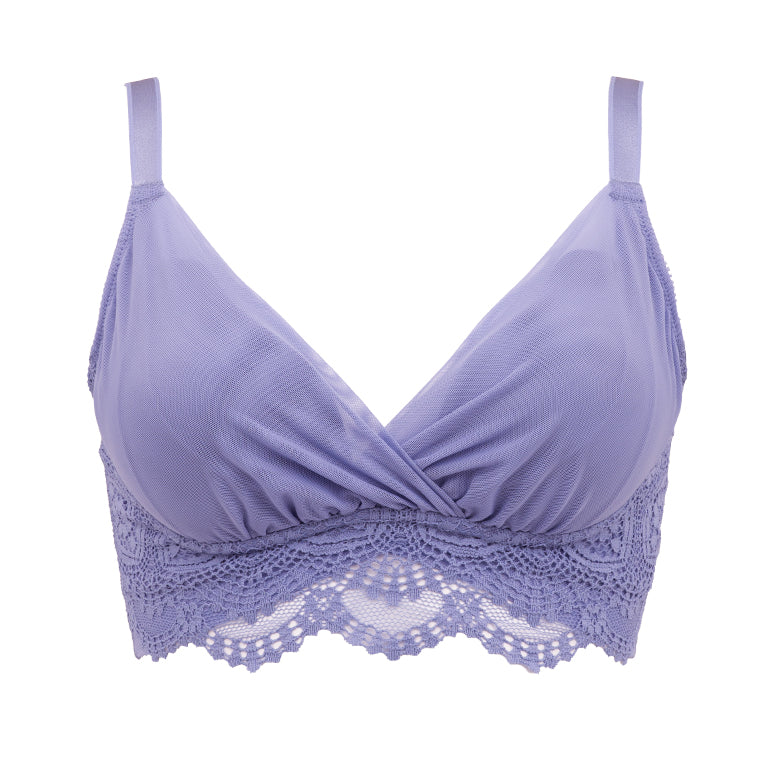 Buy MXGZ Bralets, lace Bra, Bow tie, Breathable, Comfortable