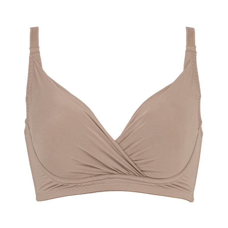 LELEBEAR Pollution Daily Comfort Wireless Shaper Bra, Full Coverage No  Underwire Everyday Bras (CA/US, Alpha, Small, Regular, Regular, Beige) :  : Clothing, Shoes & Accessories