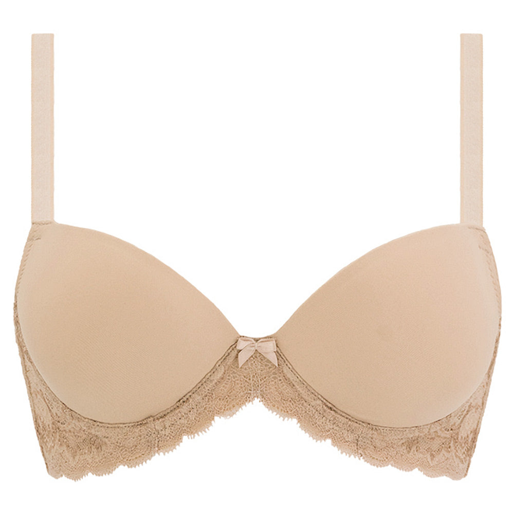 QCEMENI Bras for Women Plus Size Snap Front Closure Bralette Push Up  Seamless Wireless Brassiere Everyday Floral T-Shirt Bras Beige : :  Clothing, Shoes & Accessories