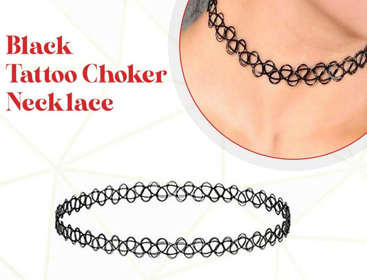 12PC Tattoo Choker Necklace Set - 90s Accessories Women Teen Girls Kid –  BodyJ4you