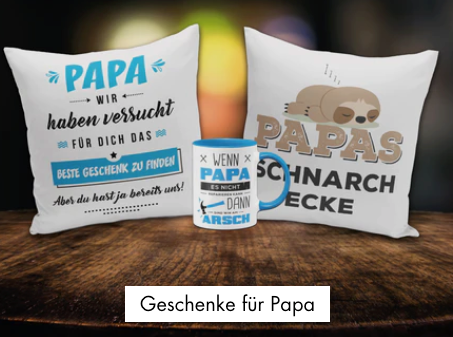 Geschenke zum Vatertag von der Tassenbrennerei