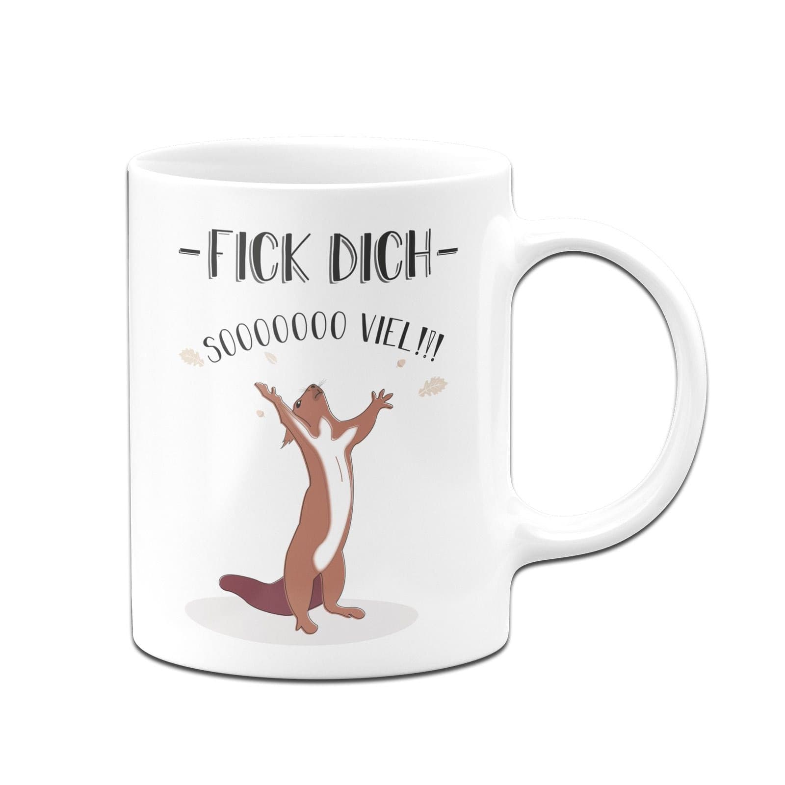 Eichhörnchen Tasse Fick Dich So Viel Tassenbrennerei 