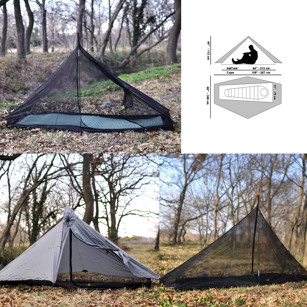 シックスムーンデザインズ セレニティーネットテント 300g ソロテント ケープ タープ 1人用 Six Moon Designs Serenity  Net tent