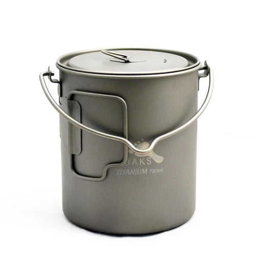 TOAKS Titanium POT 750ml with Bail Handle POT-750-BH トークス チタニウム ベイルハンドル付ポット750ml