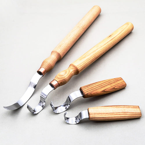 ビーバークラフト 4本 フックナイフセット Beaver Craft Hook Knives Set of 4 Tools