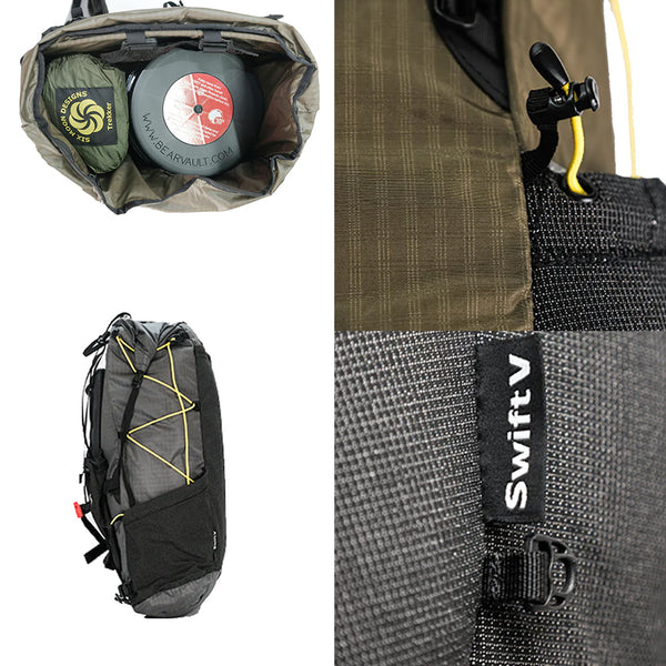 シックスムーンデザインズ スイフトパック スイフトV Robic ULパック バックパック 49L バッグ SIX MOON DESIGNS  Swift V Hiking Backpack