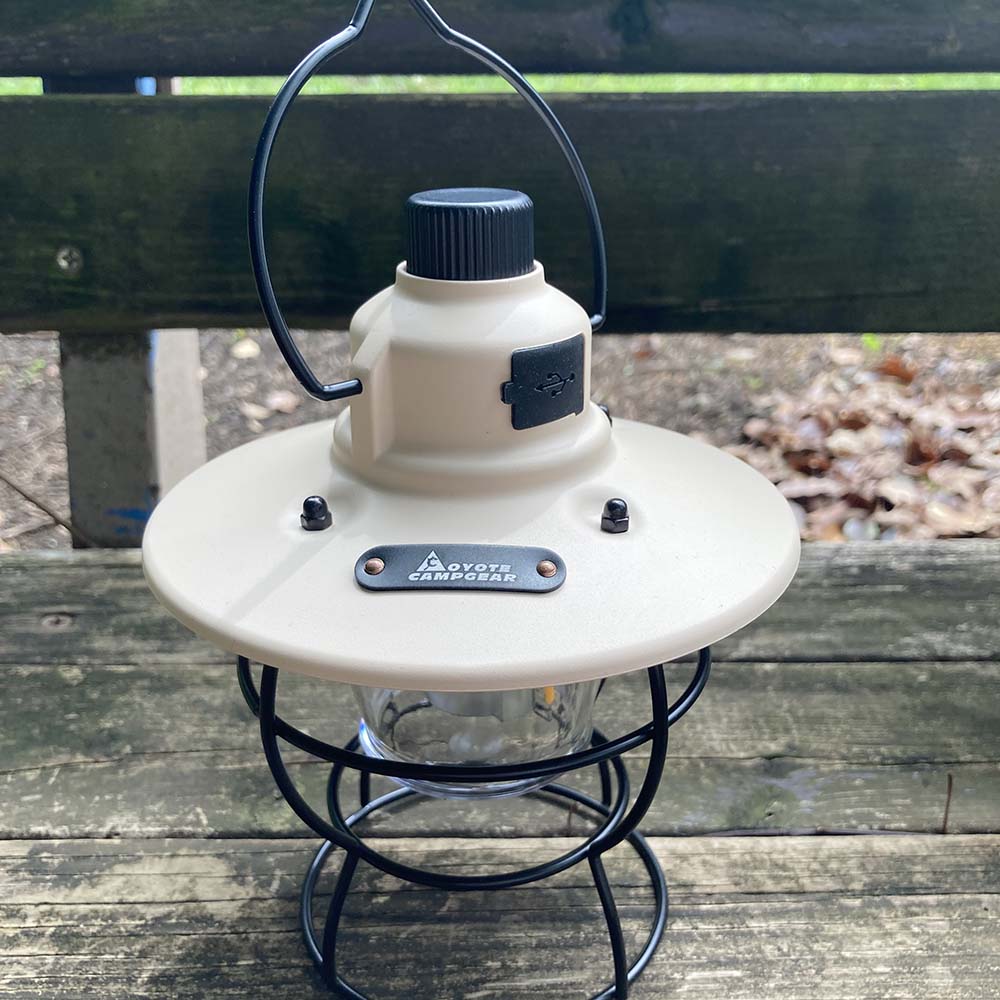 COYOTE CAMP GEAR RETRO HANGING LED LANTERN コヨーテキャンプギア レトロハンギング LEDランタン  USB充電式