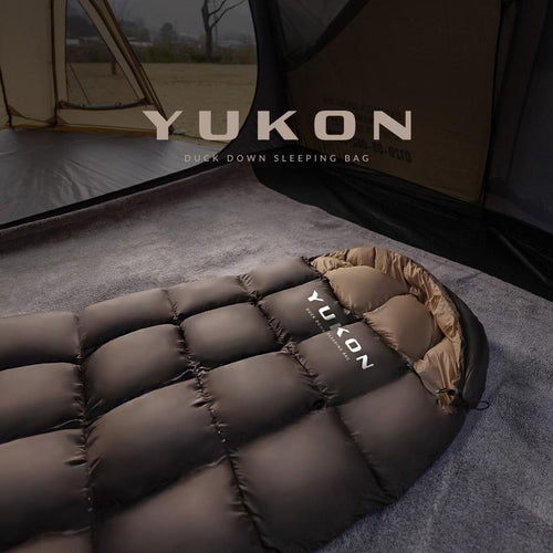 KZM ユーコンダックダウン 1000 寝袋 シュラフ マミー型 4シーズン コンパクト カズミ アウトドア KZM OUTDOOR YUKON DUCK DOWN 1000