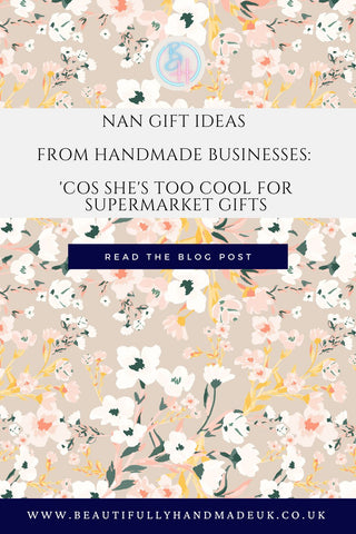 nan gift ideas from handmade businesses cos shes too cool for supermarket gifts