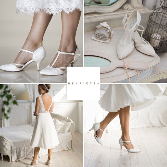 White Wedding Heels For Bride | Bridal Sandals Online – Phoenix England