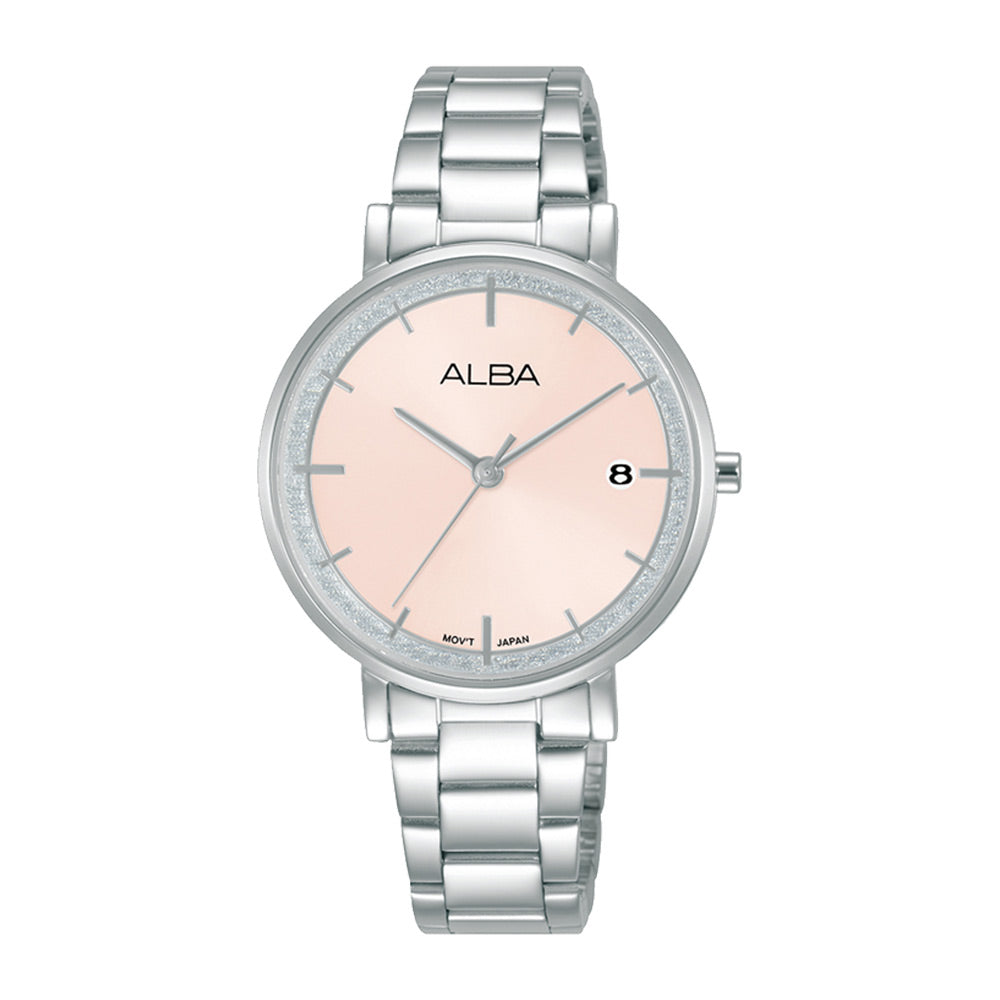 ALBA by Seiko Fashion AG8M77 Pink Dial Women's Quartz Watch 32mm – ALBA by  Seiko Philippines