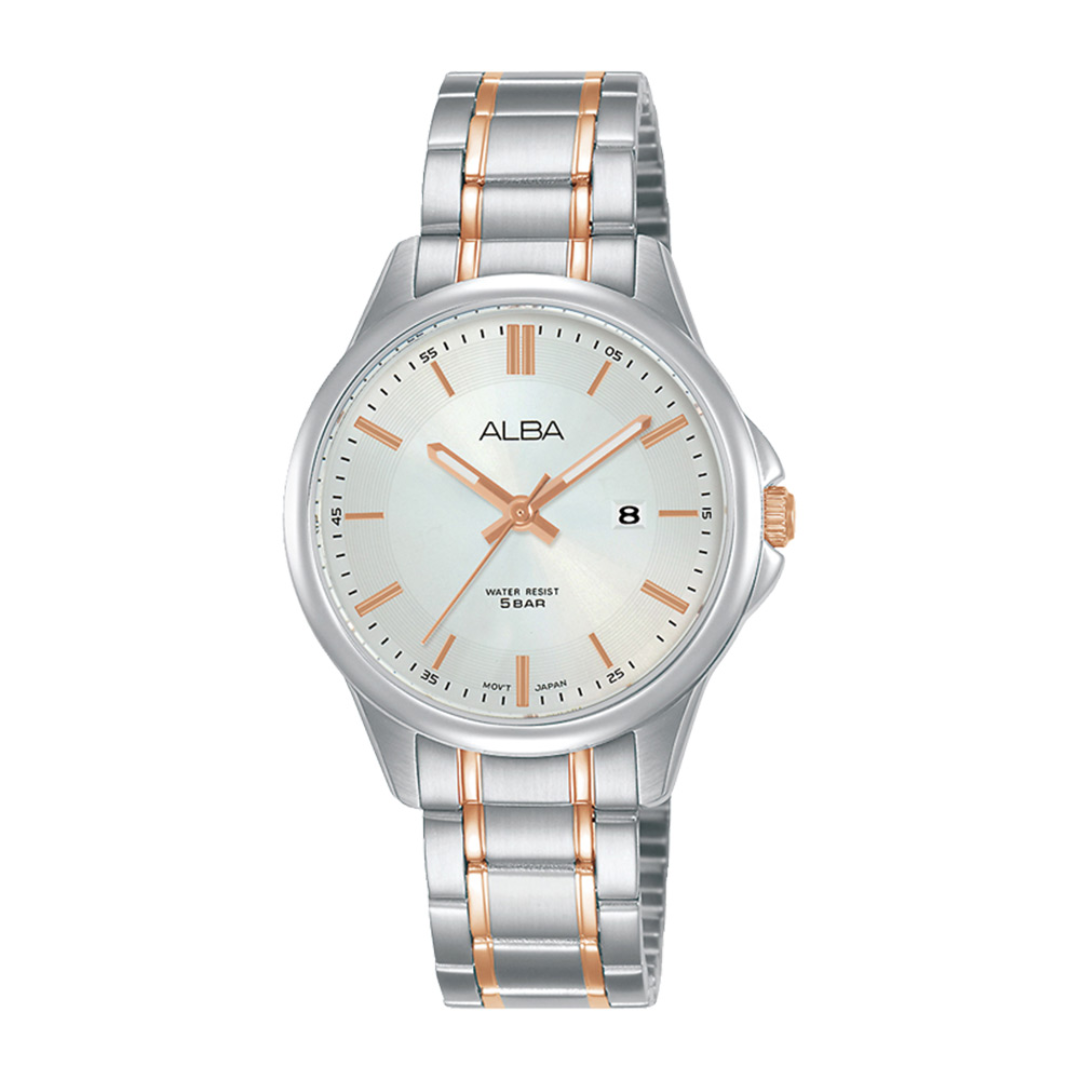 ALBA by Seiko Prestige AH7V83X1 Silver Dial Women's Quartz Watch 31 mm –  ALBA by Seiko Philippines