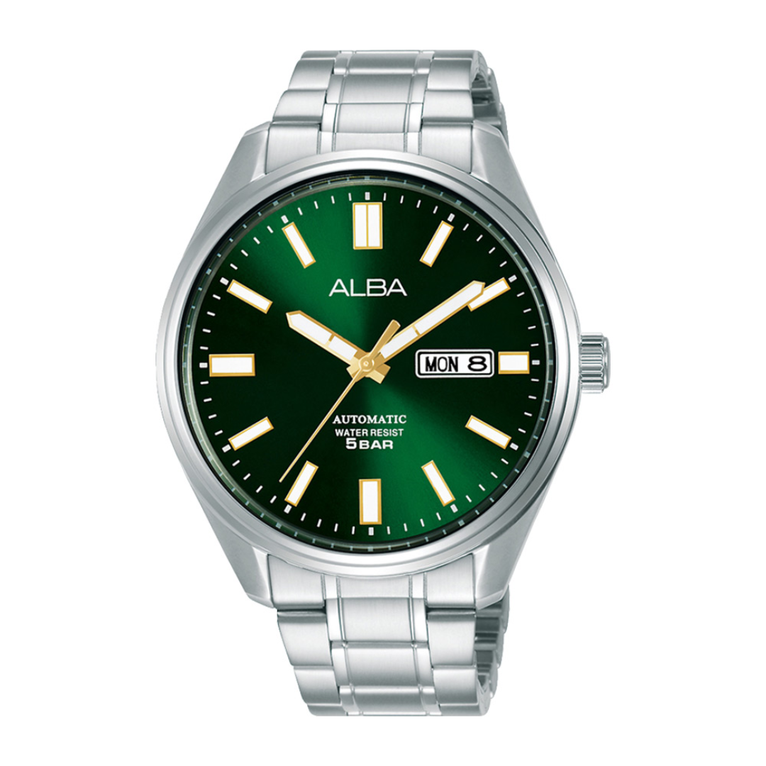 ALBA by Seiko Mechanical AL4147X1 Green Dial Men's Automatic Watch 42 – ALBA  by Seiko Philippines