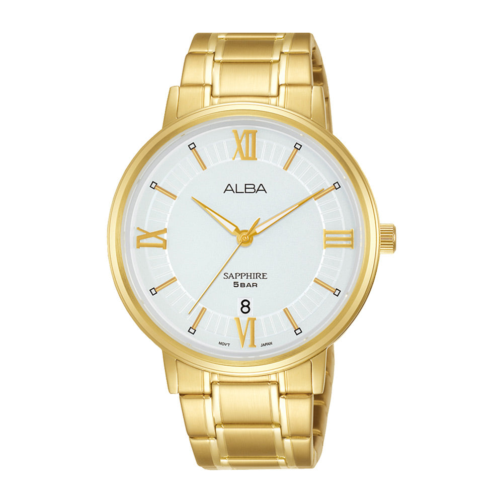 ALBA by Seiko Prestige AS9L20X1 Gold Dial Men's Quartz Watch 41mm – ALBA by  Seiko Philippines