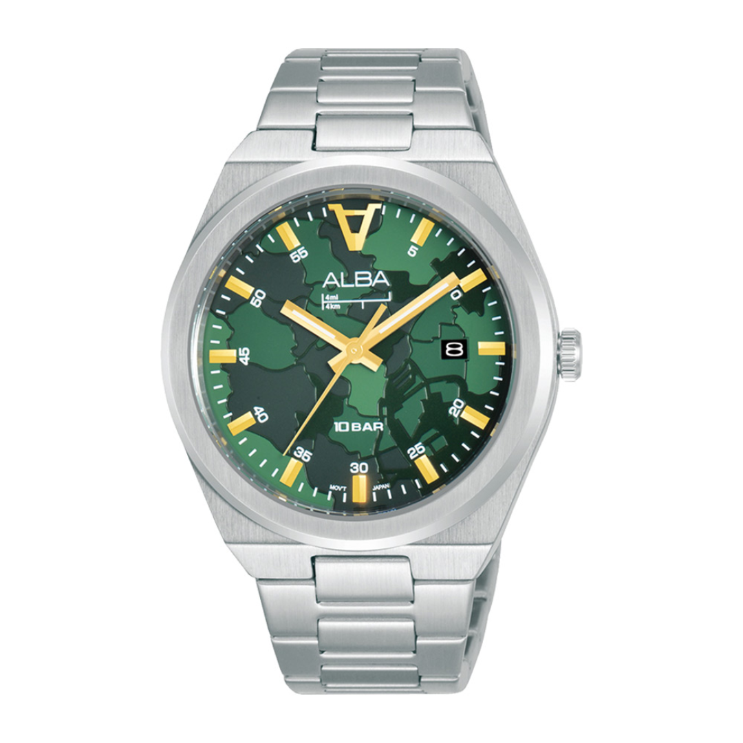 ALBA by Seiko Signa AS9N35X1 Green Dial Men's Quartz Watch 41mm – ALBA by  Seiko Philippines