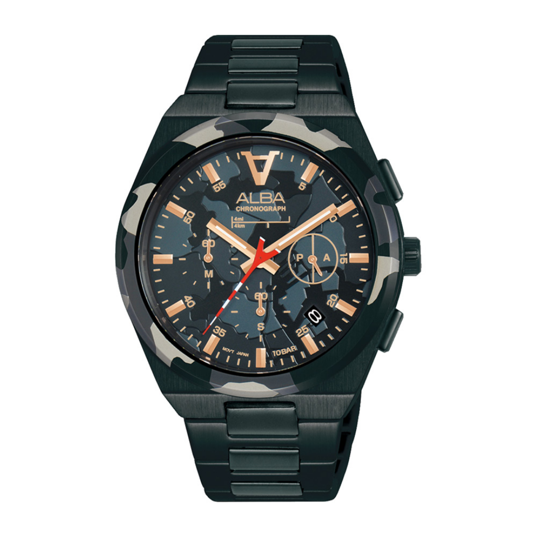ALBA by Seiko Signa AT3H79X1 Black Dial Men's Quartz Watch 41mm – ALBA by  Seiko Philippines